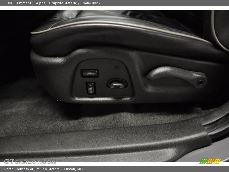 Graphite Metallic / Ebony Black 2008 Hummer H3 Alpha