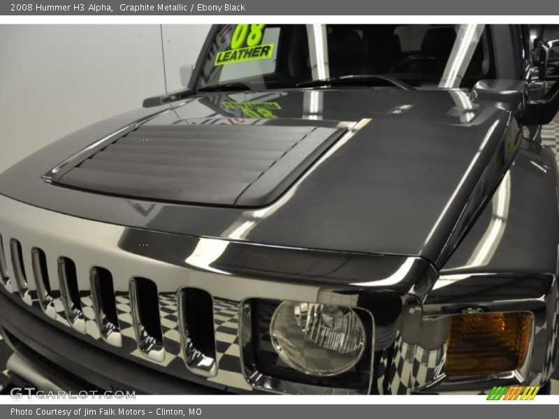 Graphite Metallic / Ebony Black 2008 Hummer H3 Alpha