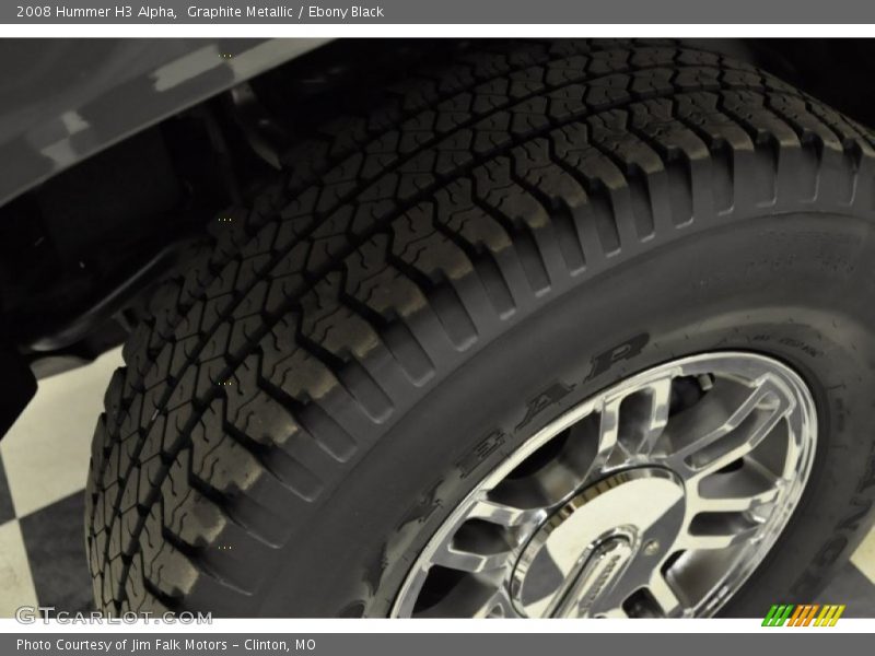 Graphite Metallic / Ebony Black 2008 Hummer H3 Alpha