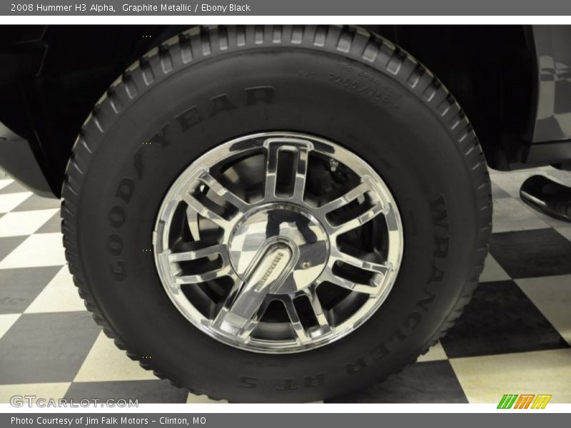 Graphite Metallic / Ebony Black 2008 Hummer H3 Alpha