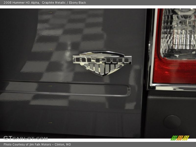 Graphite Metallic / Ebony Black 2008 Hummer H3 Alpha