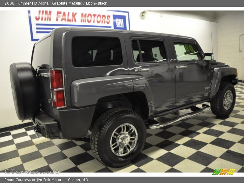 Graphite Metallic / Ebony Black 2008 Hummer H3 Alpha