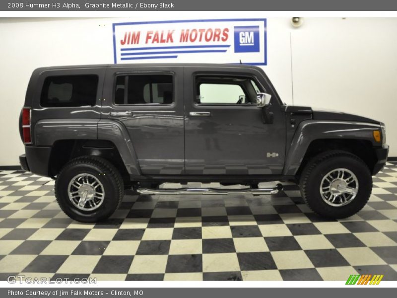 Graphite Metallic / Ebony Black 2008 Hummer H3 Alpha