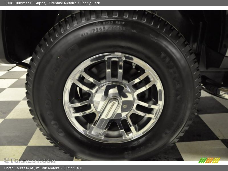 Graphite Metallic / Ebony Black 2008 Hummer H3 Alpha