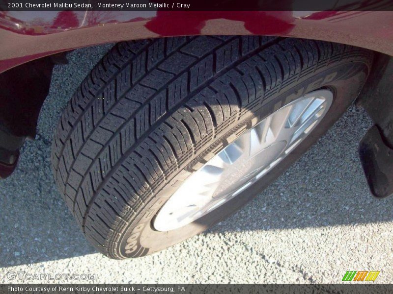 Monterey Maroon Metallic / Gray 2001 Chevrolet Malibu Sedan