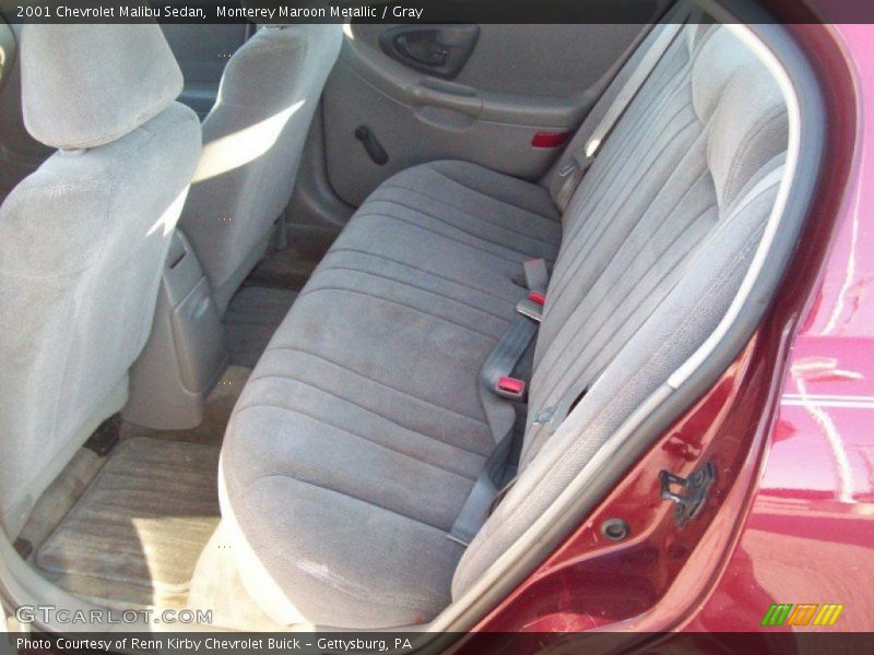 Monterey Maroon Metallic / Gray 2001 Chevrolet Malibu Sedan