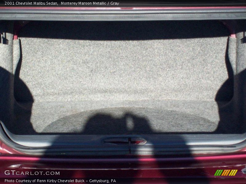 Monterey Maroon Metallic / Gray 2001 Chevrolet Malibu Sedan