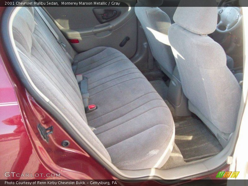 Monterey Maroon Metallic / Gray 2001 Chevrolet Malibu Sedan