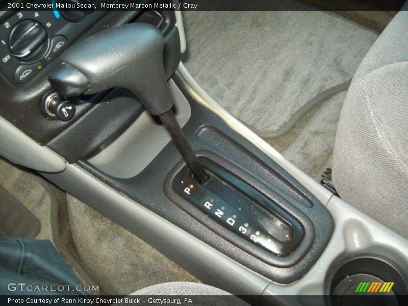 Monterey Maroon Metallic / Gray 2001 Chevrolet Malibu Sedan