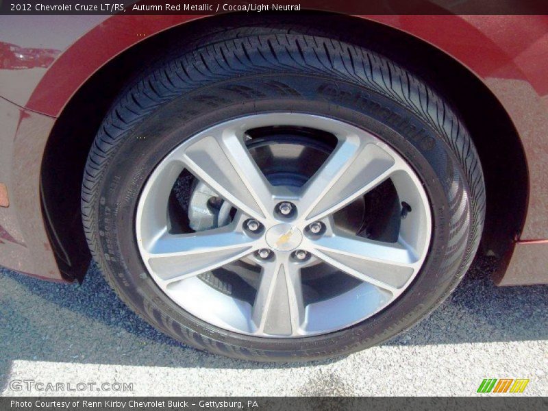 Autumn Red Metallic / Cocoa/Light Neutral 2012 Chevrolet Cruze LT/RS