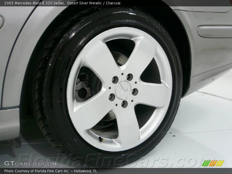 Desert Silver Metallic / Charcoal 2003 Mercedes-Benz E 320 Sedan
