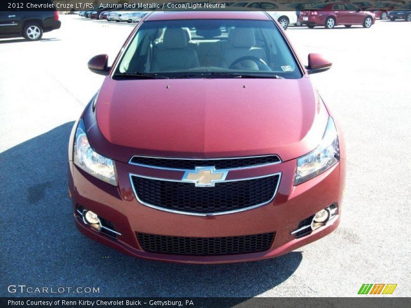 Autumn Red Metallic / Cocoa/Light Neutral 2012 Chevrolet Cruze LT/RS