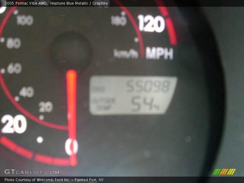 Neptune Blue Metallic / Graphite 2005 Pontiac Vibe AWD