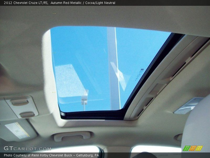 Sunroof of 2012 Cruze LT/RS