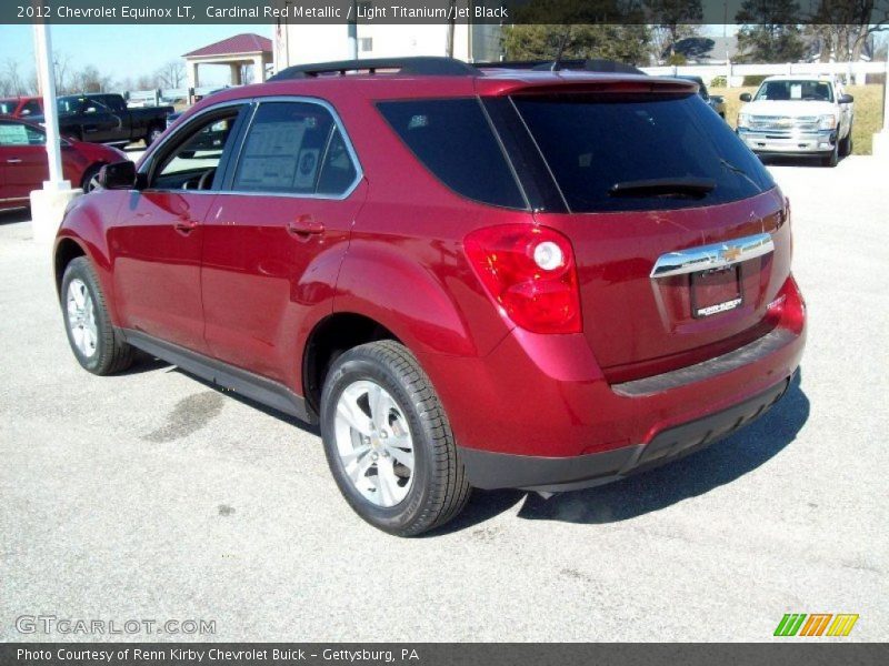Cardinal Red Metallic / Light Titanium/Jet Black 2012 Chevrolet Equinox LT