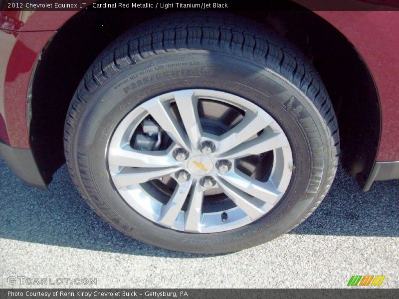 Cardinal Red Metallic / Light Titanium/Jet Black 2012 Chevrolet Equinox LT