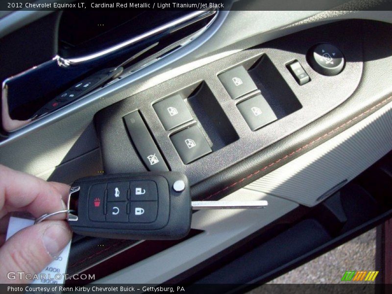 Cardinal Red Metallic / Light Titanium/Jet Black 2012 Chevrolet Equinox LT