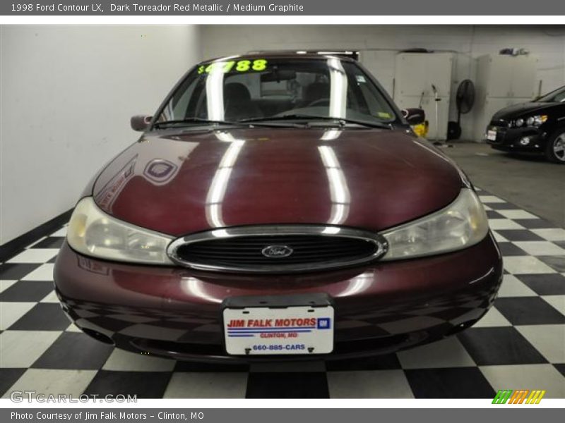Dark Toreador Red Metallic / Medium Graphite 1998 Ford Contour LX