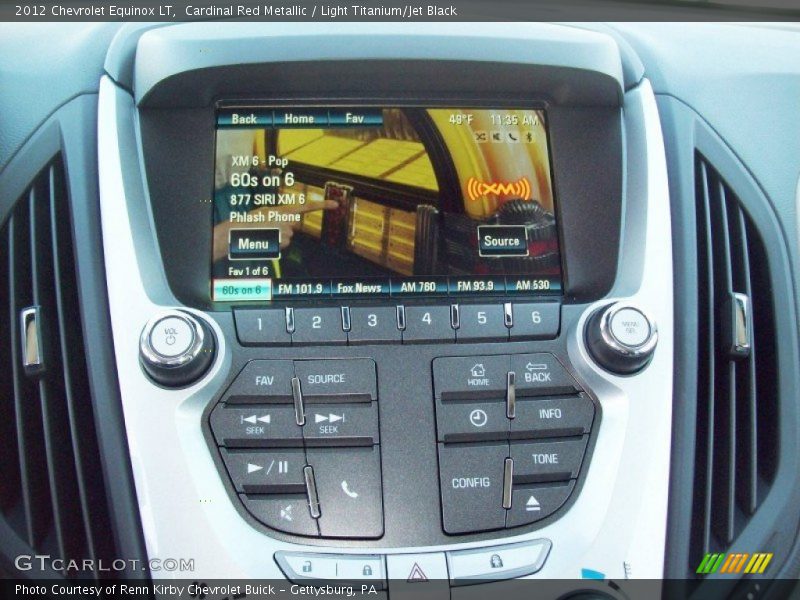 Cardinal Red Metallic / Light Titanium/Jet Black 2012 Chevrolet Equinox LT