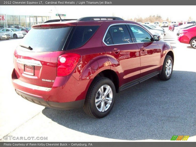 Cardinal Red Metallic / Light Titanium/Jet Black 2012 Chevrolet Equinox LT