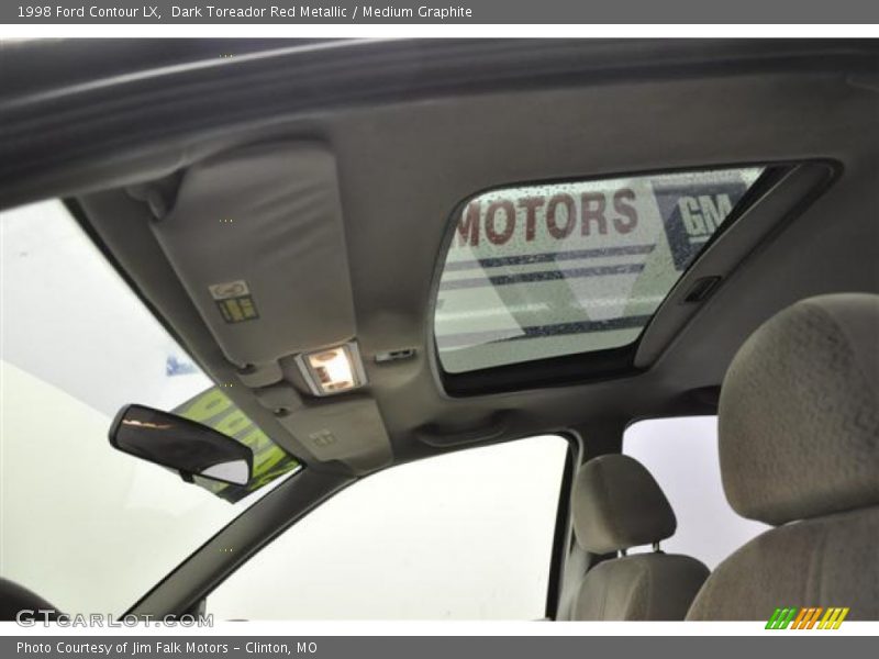 Dark Toreador Red Metallic / Medium Graphite 1998 Ford Contour LX