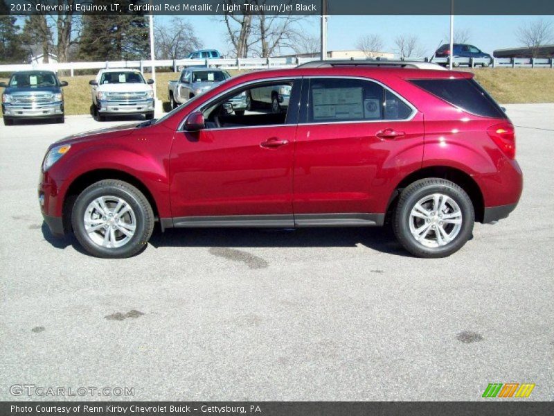 Cardinal Red Metallic / Light Titanium/Jet Black 2012 Chevrolet Equinox LT