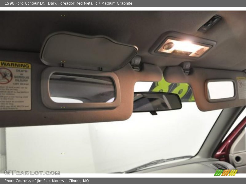 Dark Toreador Red Metallic / Medium Graphite 1998 Ford Contour LX