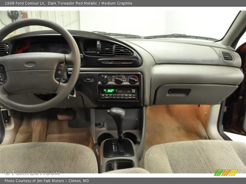 Dark Toreador Red Metallic / Medium Graphite 1998 Ford Contour LX