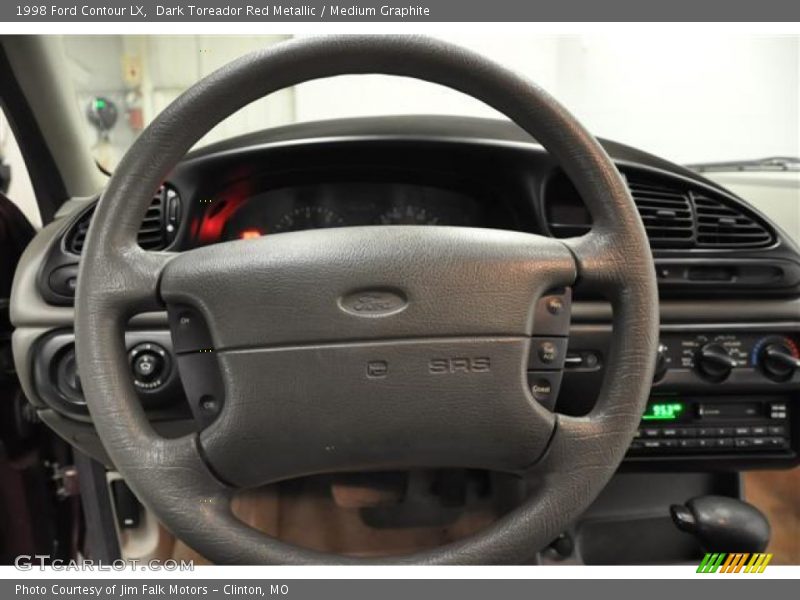 Dark Toreador Red Metallic / Medium Graphite 1998 Ford Contour LX
