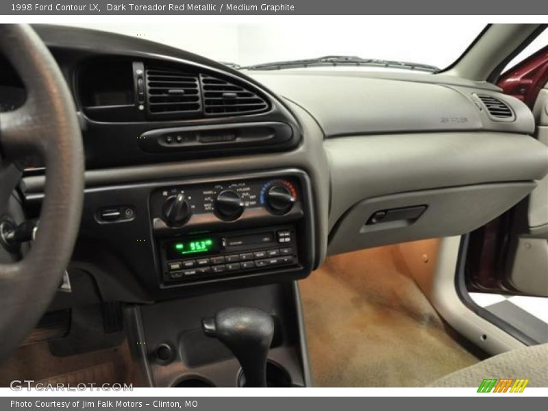 Dark Toreador Red Metallic / Medium Graphite 1998 Ford Contour LX
