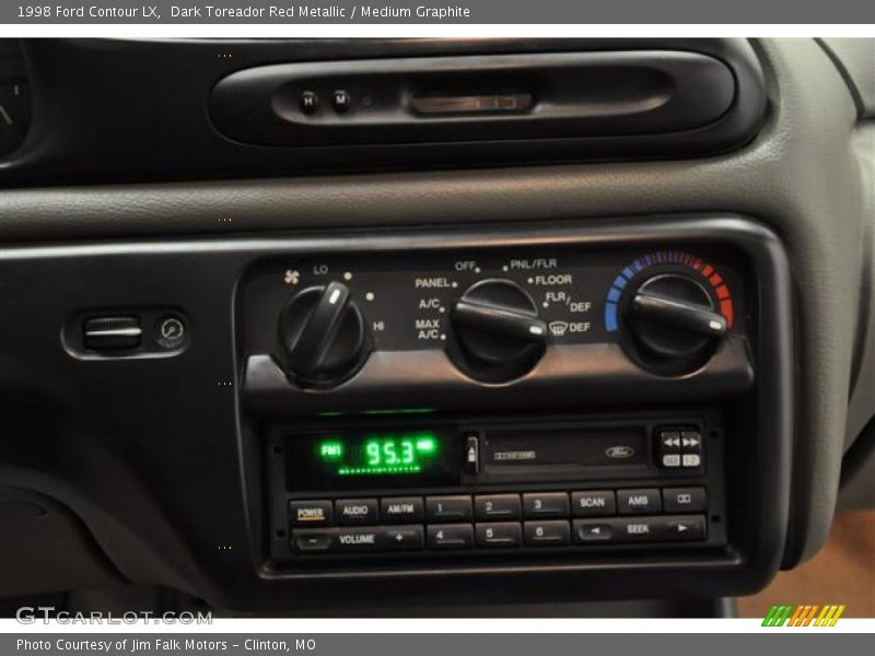 Dark Toreador Red Metallic / Medium Graphite 1998 Ford Contour LX