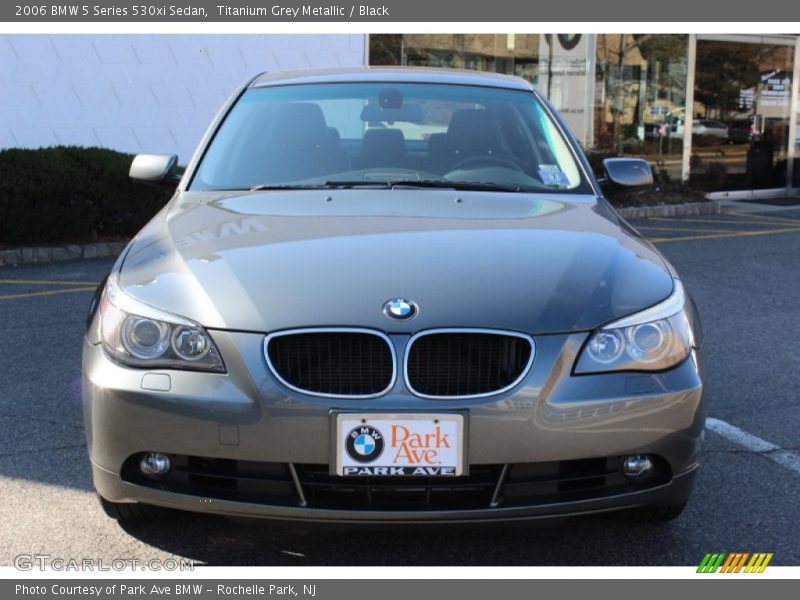 Titanium Grey Metallic / Black 2006 BMW 5 Series 530xi Sedan