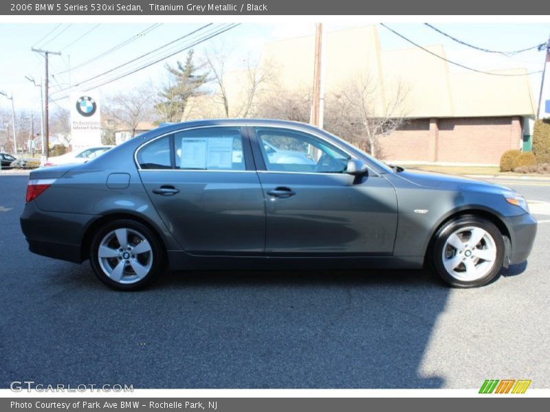 Titanium Grey Metallic / Black 2006 BMW 5 Series 530xi Sedan