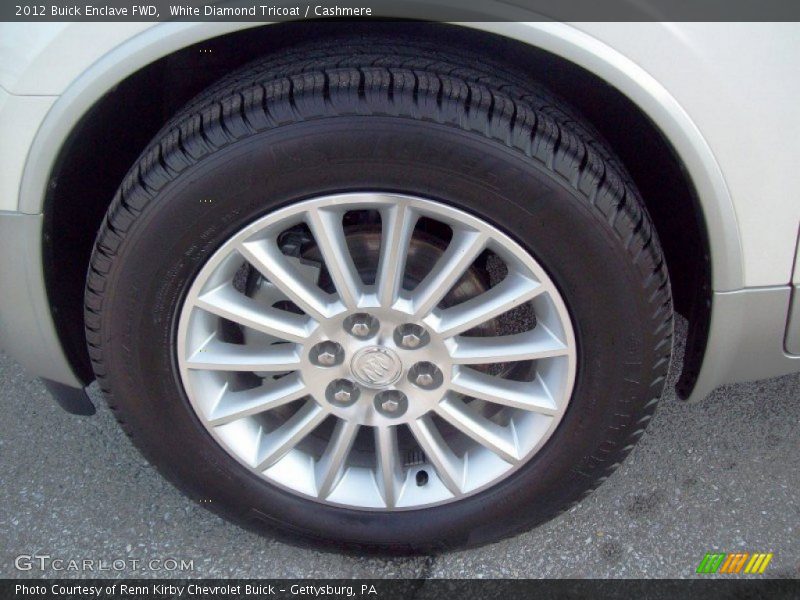 White Diamond Tricoat / Cashmere 2012 Buick Enclave FWD