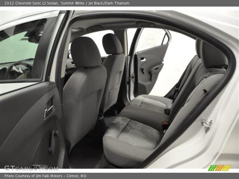 Summit White / Jet Black/Dark Titanium 2012 Chevrolet Sonic LS Sedan