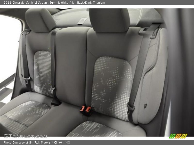 Summit White / Jet Black/Dark Titanium 2012 Chevrolet Sonic LS Sedan