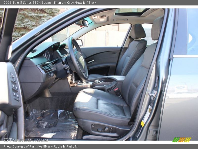 Titanium Grey Metallic / Black 2006 BMW 5 Series 530xi Sedan