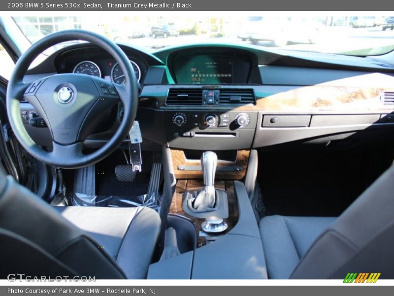 Titanium Grey Metallic / Black 2006 BMW 5 Series 530xi Sedan