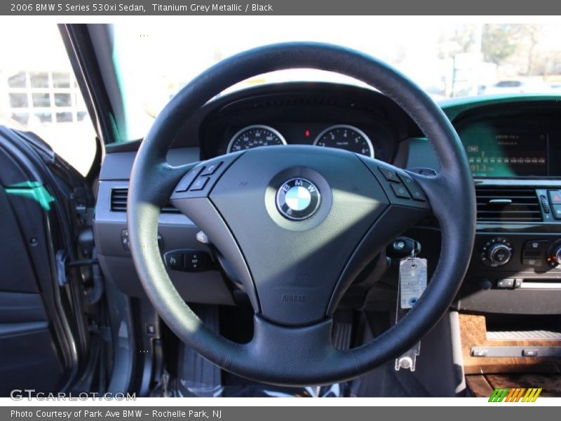 Titanium Grey Metallic / Black 2006 BMW 5 Series 530xi Sedan