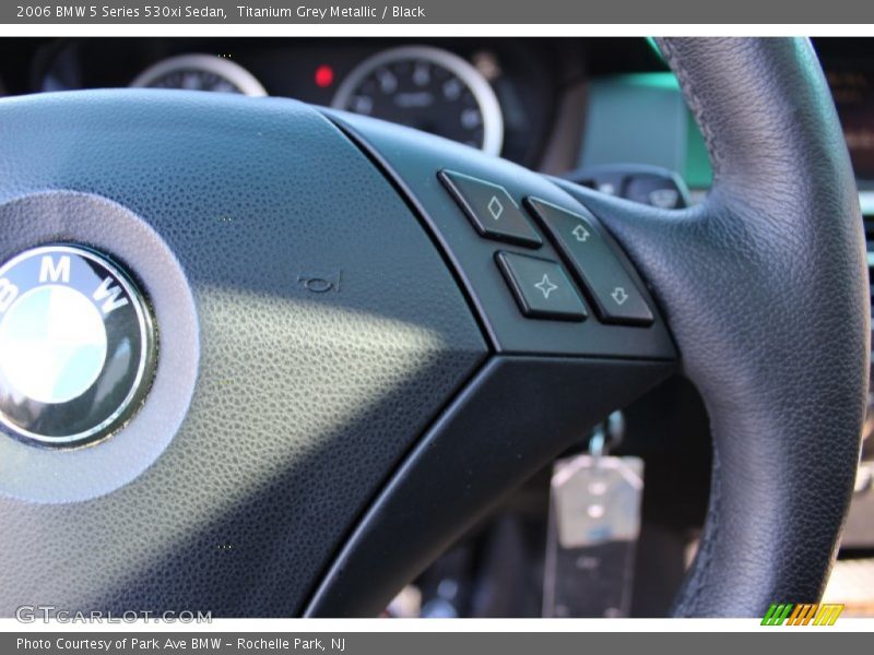 Titanium Grey Metallic / Black 2006 BMW 5 Series 530xi Sedan