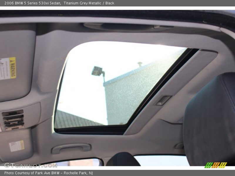 Titanium Grey Metallic / Black 2006 BMW 5 Series 530xi Sedan