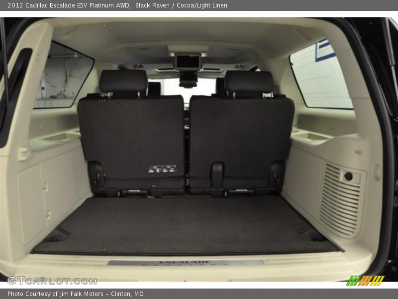  2012 Escalade ESV Platinum AWD Trunk