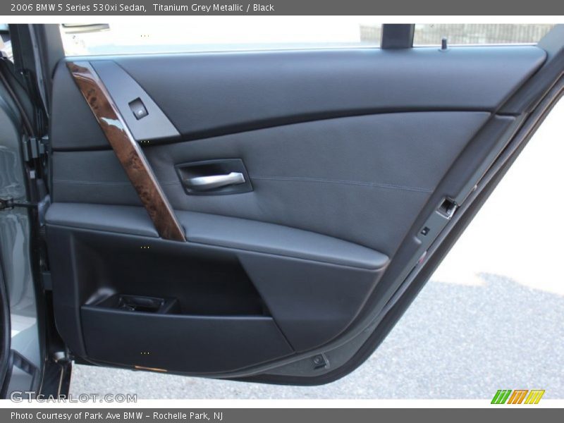 Titanium Grey Metallic / Black 2006 BMW 5 Series 530xi Sedan