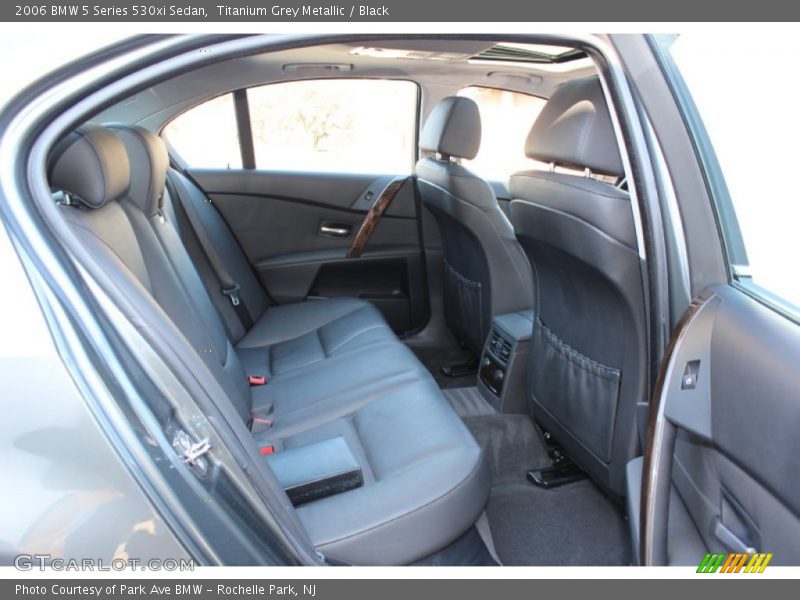 Titanium Grey Metallic / Black 2006 BMW 5 Series 530xi Sedan