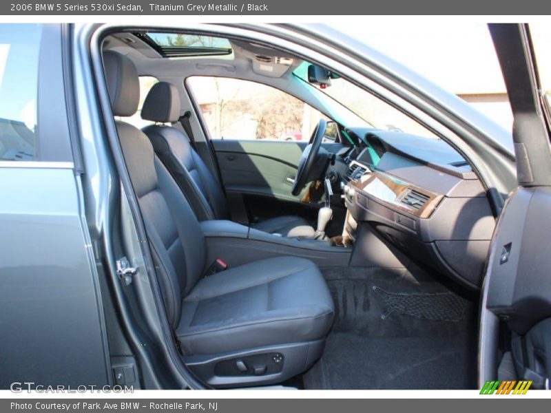 Titanium Grey Metallic / Black 2006 BMW 5 Series 530xi Sedan