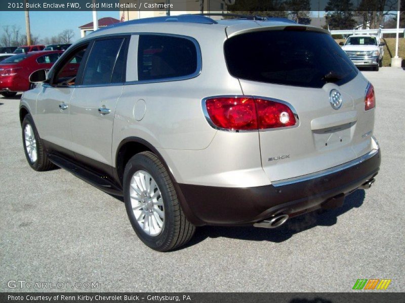 Gold Mist Metallic / Cashmere 2012 Buick Enclave FWD