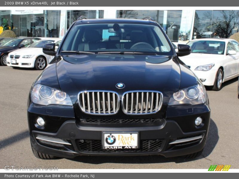Jet Black / Black 2009 BMW X5 xDrive48i
