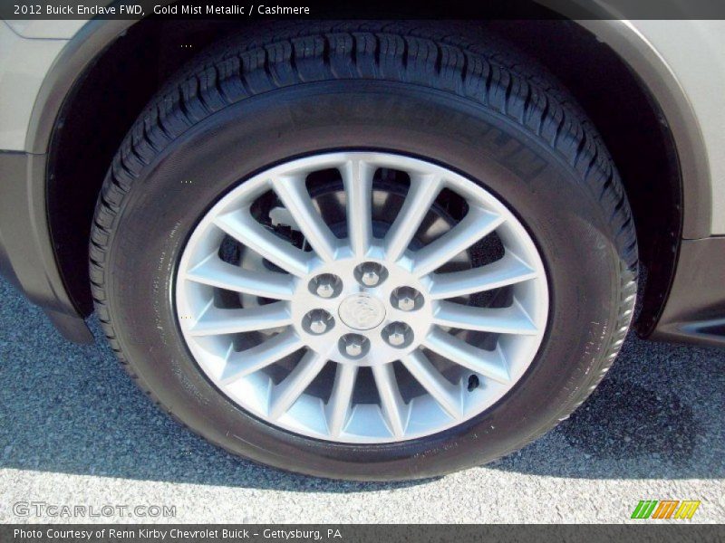 Gold Mist Metallic / Cashmere 2012 Buick Enclave FWD