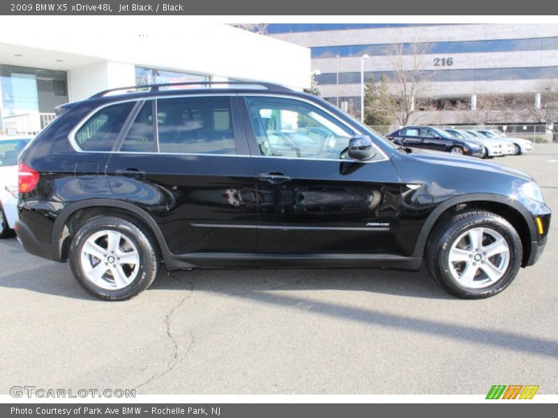 Jet Black / Black 2009 BMW X5 xDrive48i