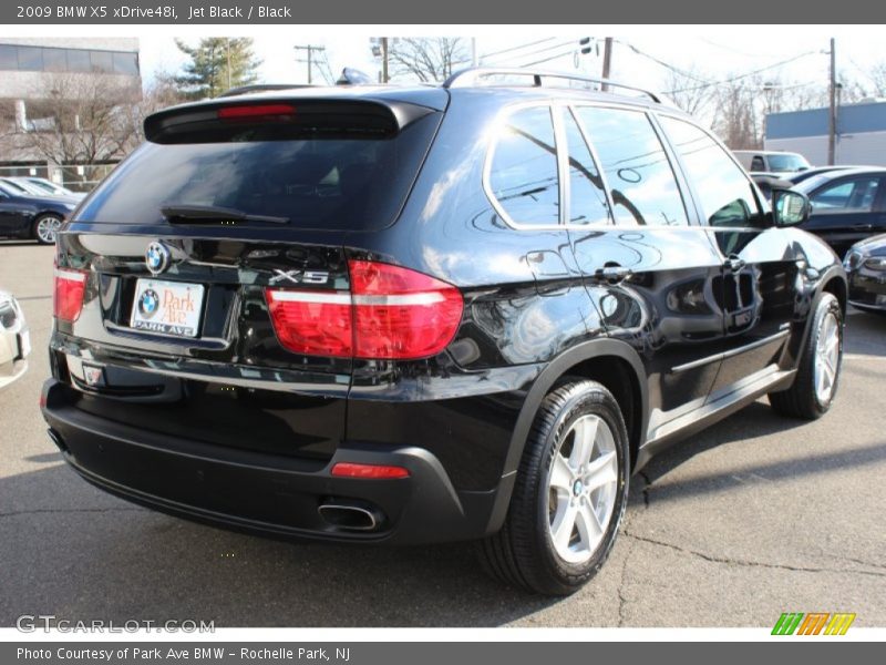 Jet Black / Black 2009 BMW X5 xDrive48i